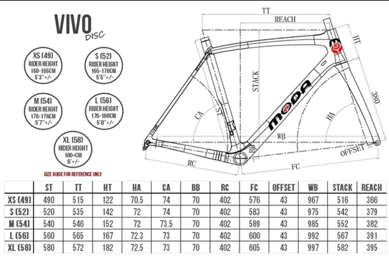 Moda Vivo Disc Brake Road Bike Extra Large in Jet Black-4
